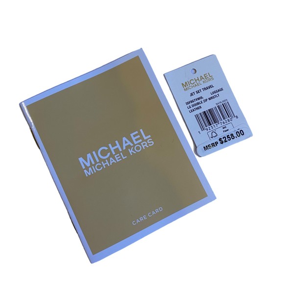 Michael Kors Jet Set Double Zip Brown Wallet NWT - Picture 13 of 13